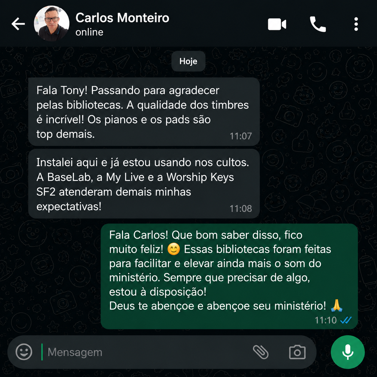 Espaço para depoimento 16