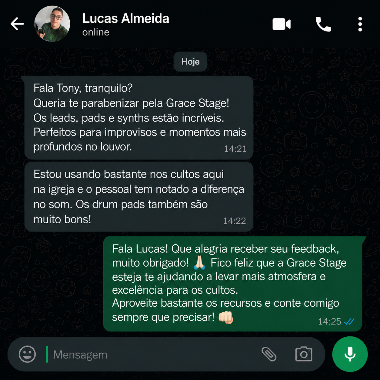 Espaço para depoimento 20