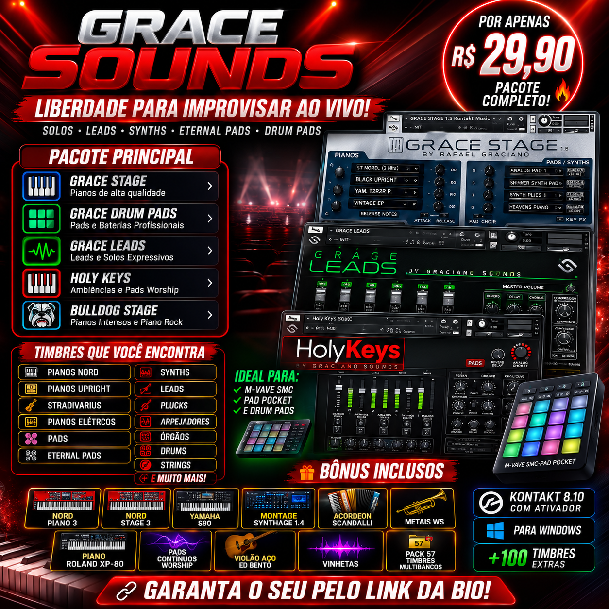 Grace Sounds - biblioteca de timbres SoundLab