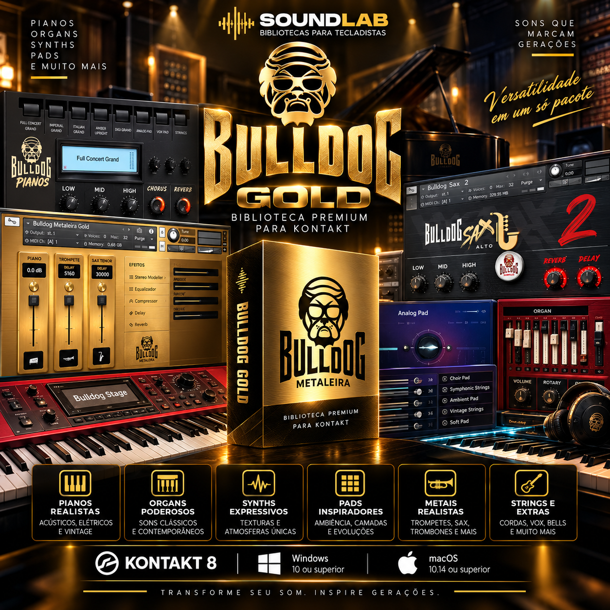 Bulldog Gold - biblioteca de timbres SoundLab