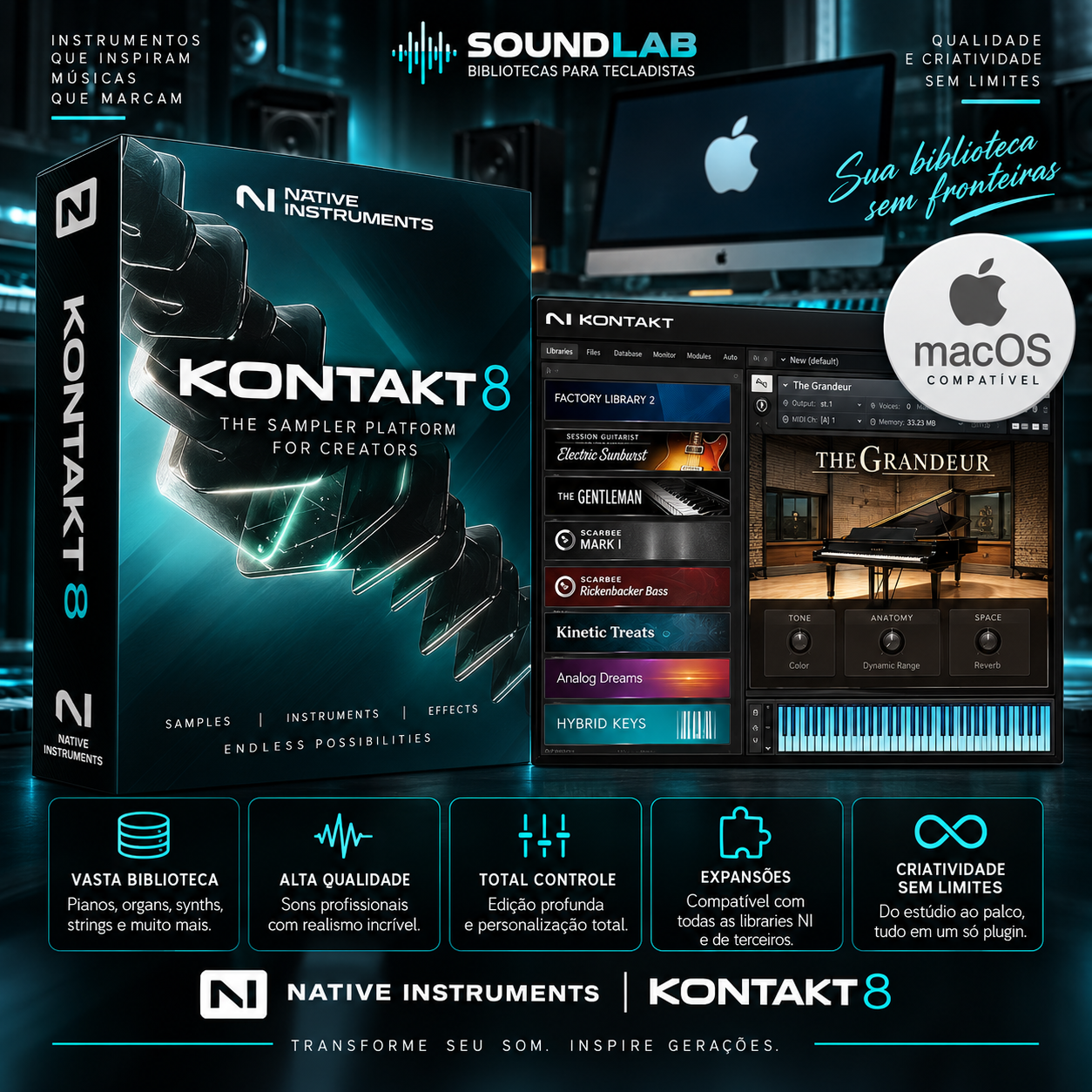 Kontakt 8 para Mac - SoundLab