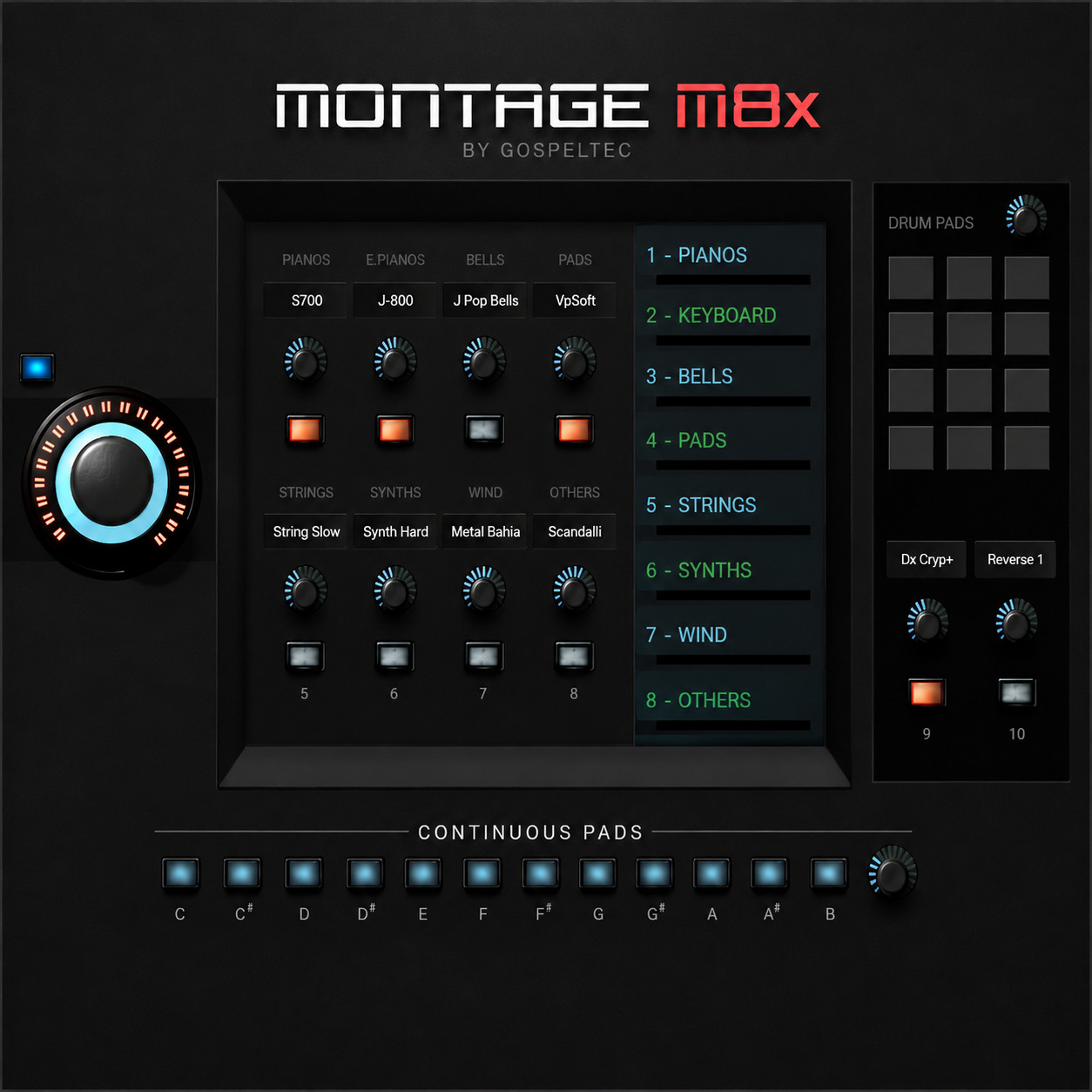 Montage MX8 - biblioteca avulsa SoundLab